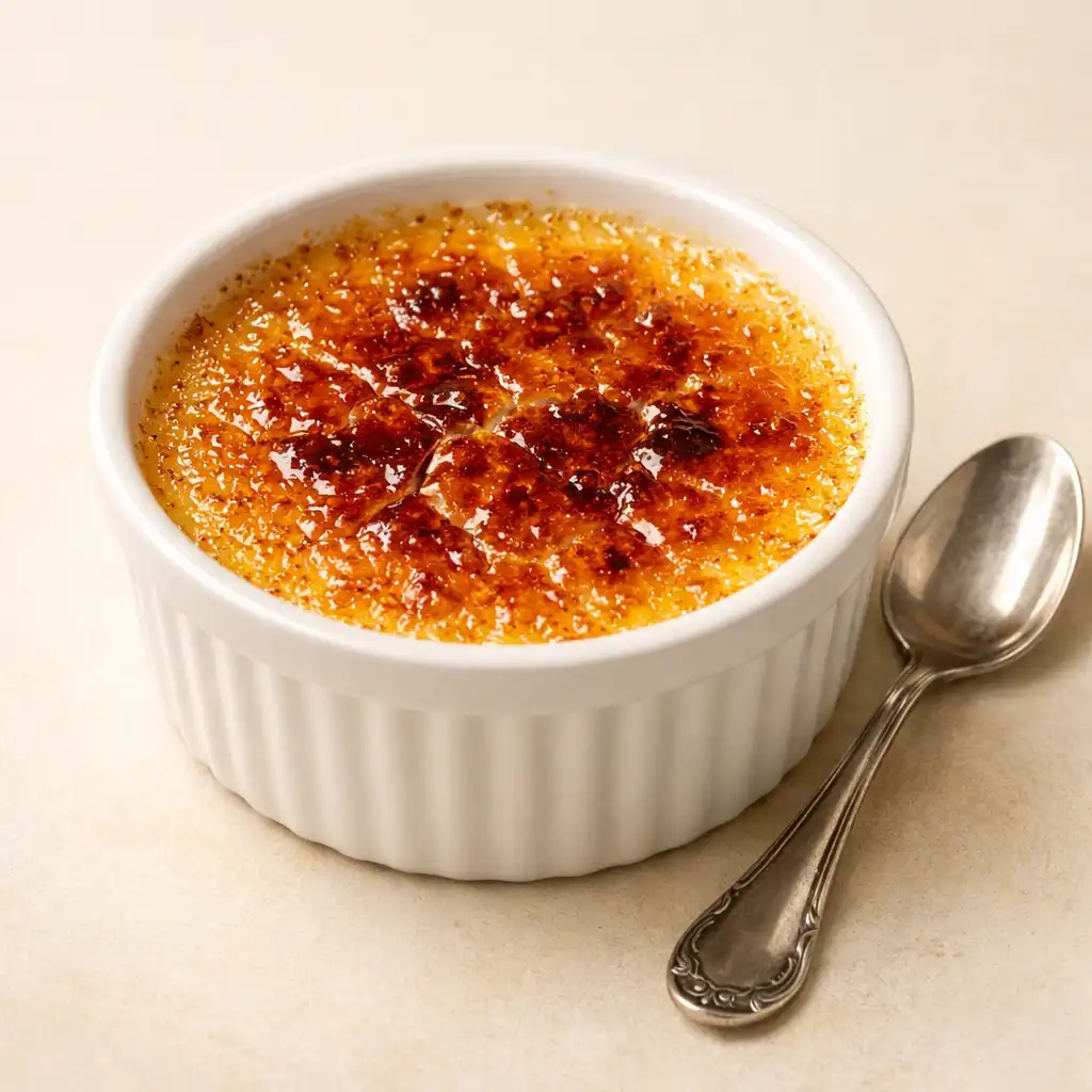 Crème brûlée à la vanille caramélisée